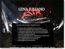 Tablet Screenshot of ginajuliano.com